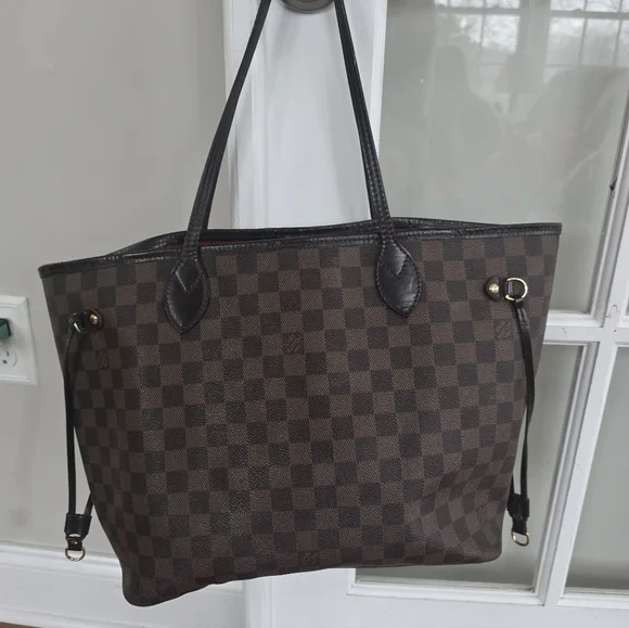 Louis Vuitton Tote Bag Ebene Neverfull MM Damier - Picture 2 of 13